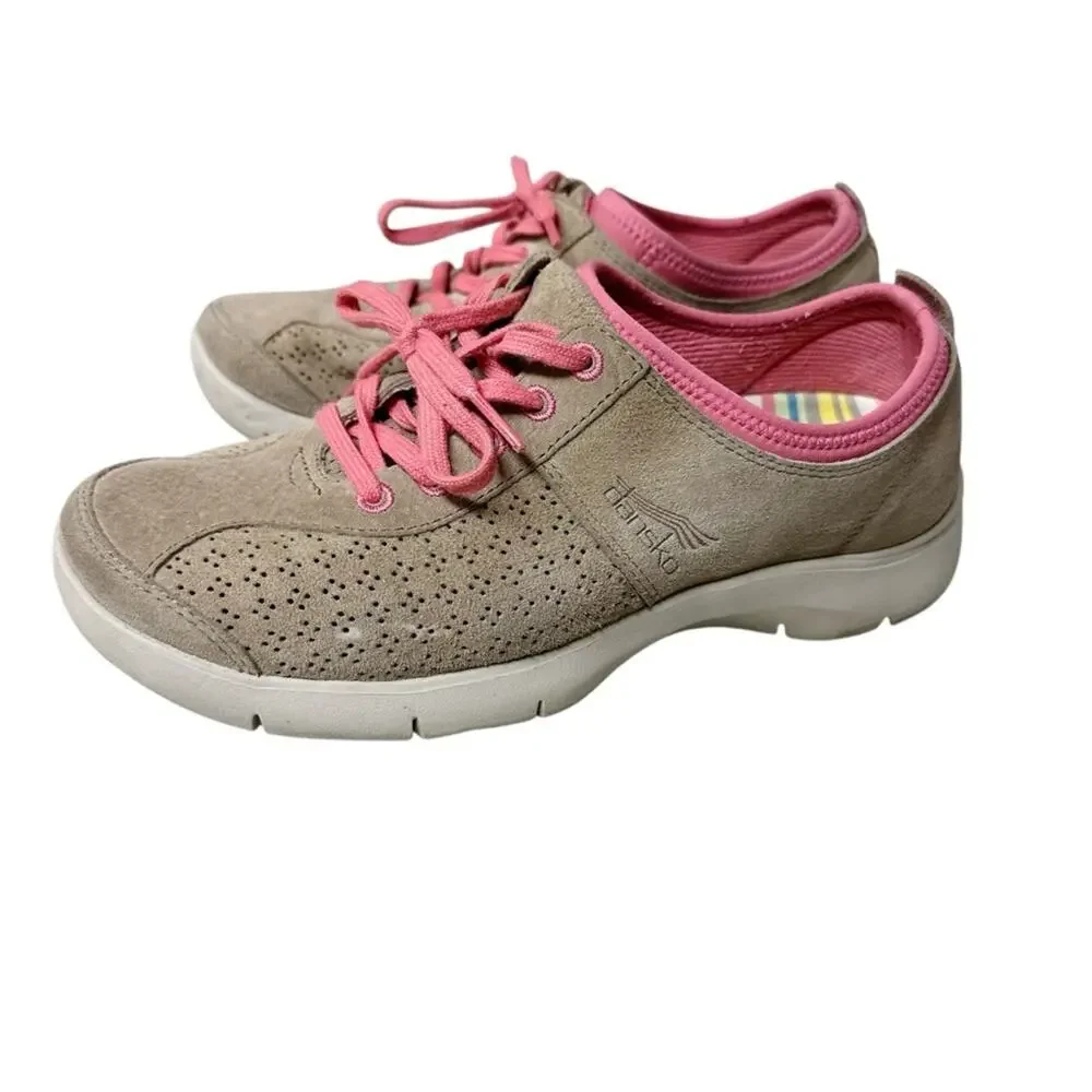 Dansko ‘Elise’ Suede Comfort Walking Shoes Oxford Sneaker